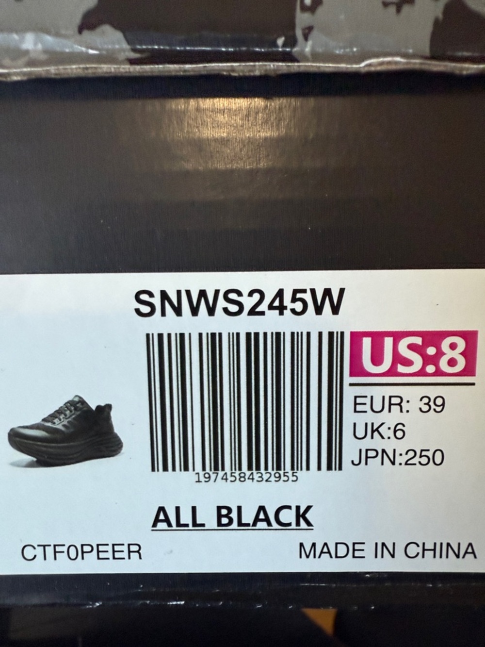 *NEW IN BOX** Nortiv8 Women’s Athletic Walking Sneakers - Black - Picture 10 of 10